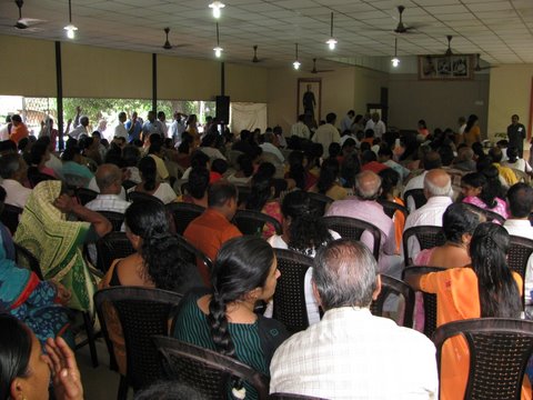Patients at Ayurveda Medical Camp by Nirmalananda Giri Swami