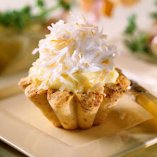 Coconut Cream Tarts with Macadamia Nut Crusts