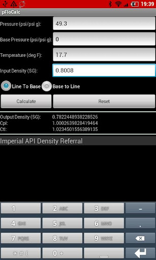 Petroleum Measurement Calc