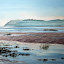 Morning mist at Llansteffan