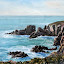 Pembrokeshire coastal path at St.Nons