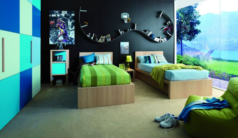 Twins Children Bedroom Decoration and Design Picture 6 Image for Twins Children Bedroom Decoration and Design