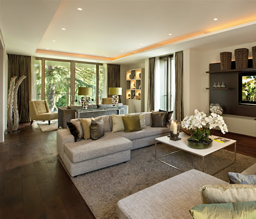 Modern Living Room Decorating Image