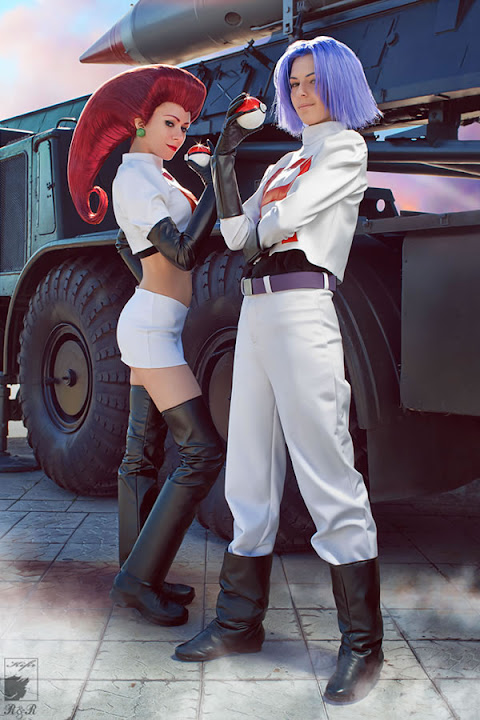 经典再现-数码宝贝火箭队Cosplay
