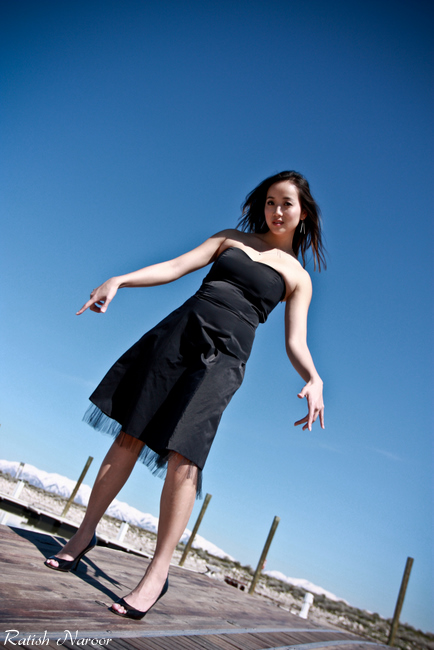 Fashion Photography - Model Nai Sok Fashion Photography at Antelope Island Utah