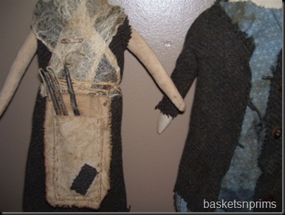 closeup of Ruby's apron and candles