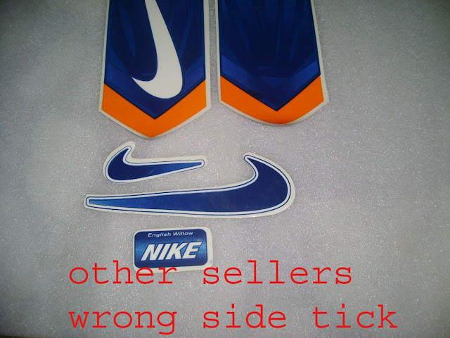 nike cricket bat stickers