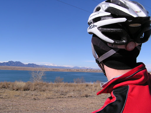 Chris looking towards mtns