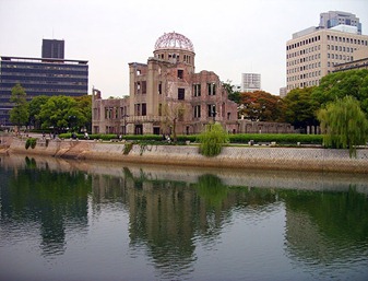 Genbaku Dome, ou "A cúpula da bomba atômica", em Hiroshima. Foto: Nei Schimada