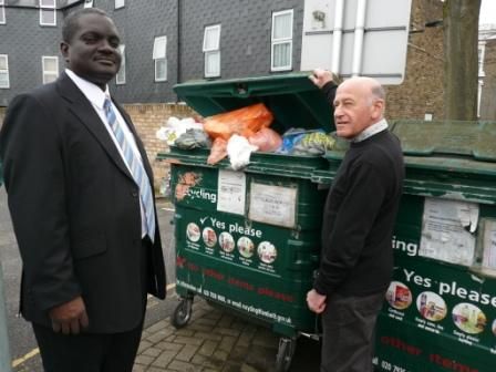 Vassall Action Team members tackle problems found on Myatts Fields South estate, SW9