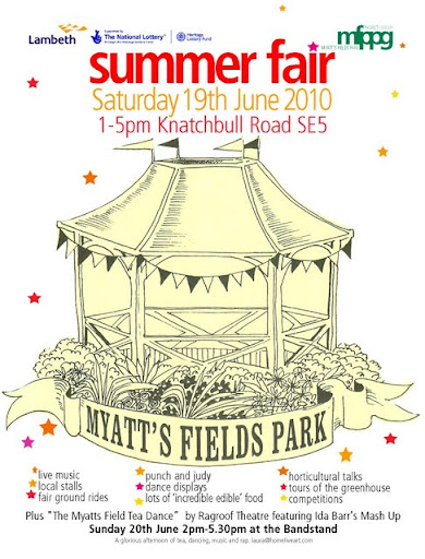Myatts Fields Park Summer Fair flyer image 1