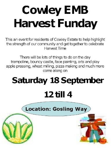 Cowley Estate Management Board funday flyer