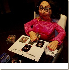 EdithWorkingWithTarotCards1