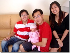 Bernard and Soh Hong Baby celebraton