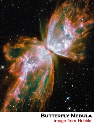 Butterfly Nebula from Hubble
