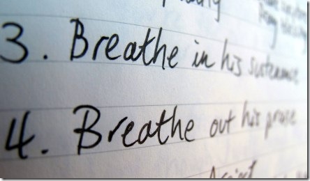 breathe in breathe out