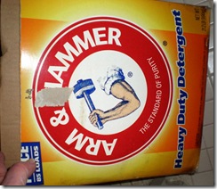arm and hammer detergent box