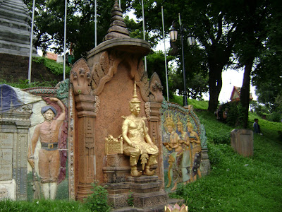 Siam King Monument at Wat Phnom