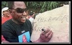 Note the Jacob Zuma tshirt worn by this hatespeech sloganeer at the University of Free State...