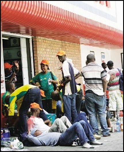 Police pissup in Bloemfontein Picture by Volksblad