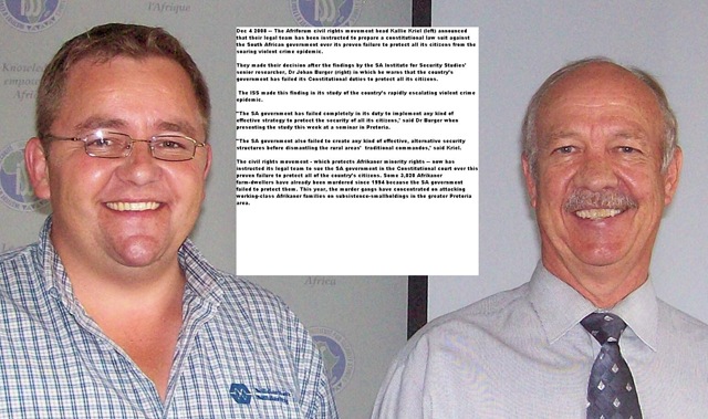 [SA government has failed warn ISS director Johan Burger and Solidary KallieKrielDec42008.jpg]