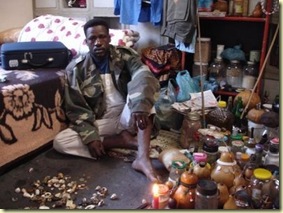 Sangoma_Pretoria_With_Pharmacopia_AfricanCrisisJanLamprechtPermission