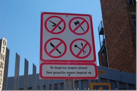 Crime Warning Sign Chris Czabo picture Pretoria