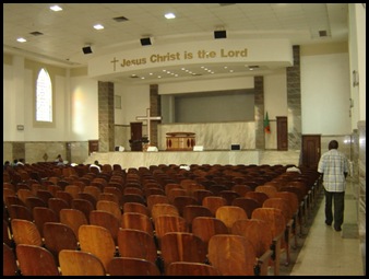 Church inner stairwell collapsed onto congregation