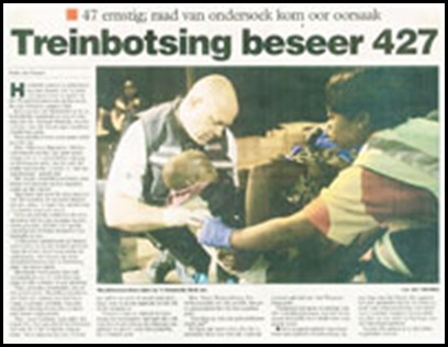 Public Transport SA train disaster injures 427 Netcare911 news feature
