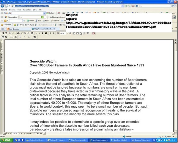 [Genocide Watch 2002 Alert over Boer Farmers Slain since apartheid in South Africa Nr 1[4].jpg]