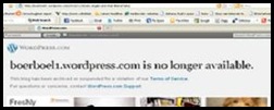 SASUCKS CLOSED DOWN BY WORDPRESS FEB72011