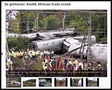 TRANSNET RAILWAY LUXURY TRAIN CRASH PRETORIA APRIL 2010