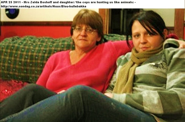 [Boshoff Zelda POLICE HUNTS US LIKE ANIMALS SONDAG 25APRIL2011[14].jpg]