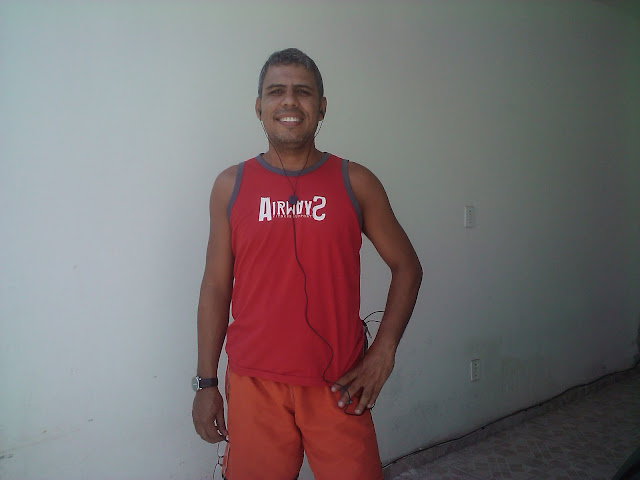 Eu indo pro treino :-)