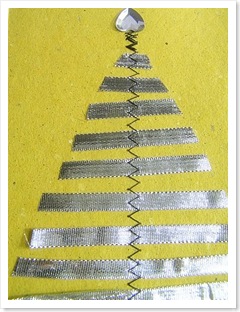 Ribbon Tree Card close-up