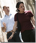 pareja molesta