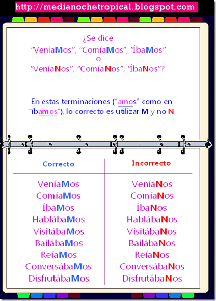 terminacion amos