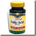 folic acid supplement  bottle