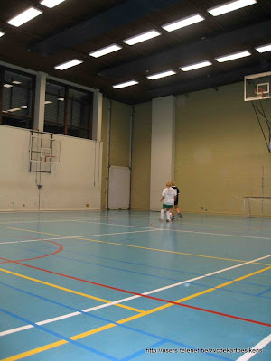 foto van de sporthal van het Universitair Centrum te Kortenberg
