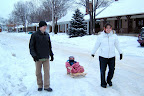 En traineau - Photo de grand-papa René