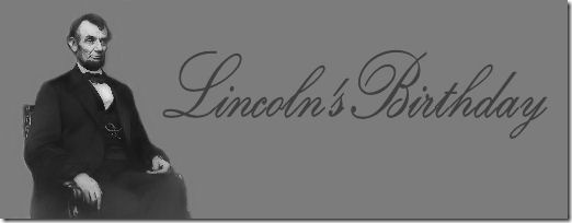 Lincoln's Birthday billet header