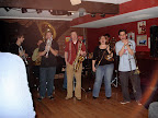 Photo: Kingpin Brass Band sings some New Orlenas music.