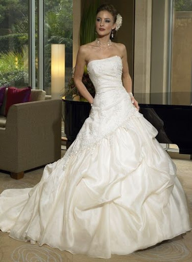glamorous wedding dresses. 2010 White Wedding Dress Her