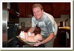 baby in the oven