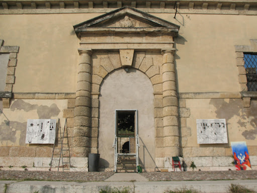 Doorway of the Darsena, Canoa Club, Verona.