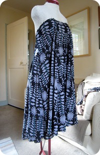 pin seams to waist pin seams to waist