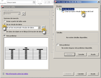 INSERTAR TABLA insertar tabla: