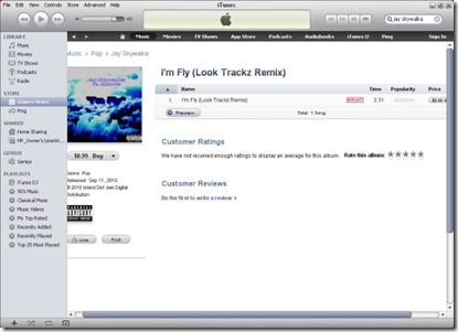 I'm Fly -  on itunes
