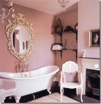 Pink Bathroom Walls