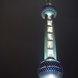 夜の東方明珠塔